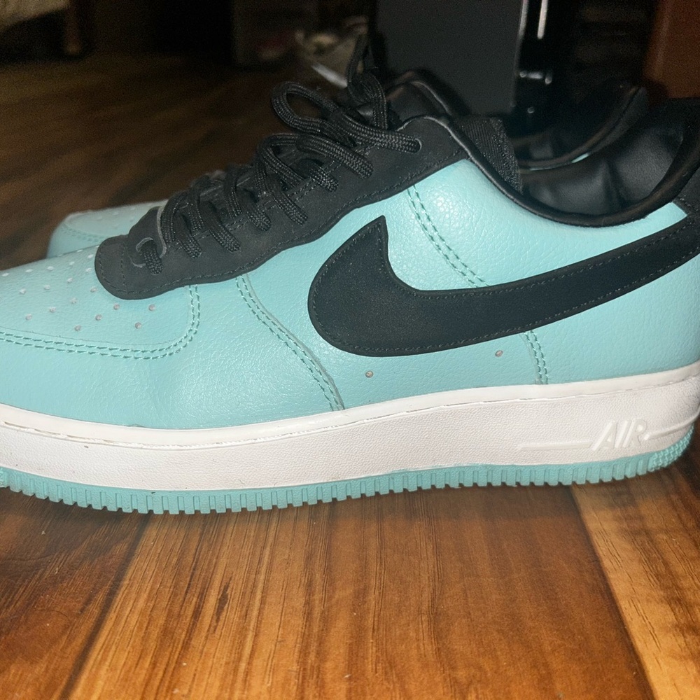 Nike Air Force 1 Low Teal Black Sneakers
